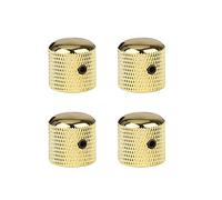 XIYANGJUAN Lot de 4 boutons de guitare en métal doré avec clés Allen et vis pour guitare électrique Fender Telecaster Gibson Les Paul