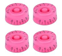 XIYANGJUAN Lot de 4 boutons de rechange pour guitare électrique de style LP Rose