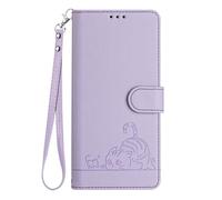 XIYonh Coque pour iPod Touch 7 / iPod Touch 6 / iPod Touch 5, Housse de Protection Anti-Choc avec [Carte Fentes] Etui iPod Touch 7 Coque à Rabat Pochette Portefeuille en Cuir PU, Violet
