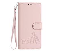 XIYonh Coque pour iPod Touch 7 / iPod Touch 6 / iPod Touch 5, Housse de Protection Anti-Choc avec [Carte Fentes] Etui iPod Touch 7 Coque à Rabat Pochette Portefeuille en Cuir PU, Rose