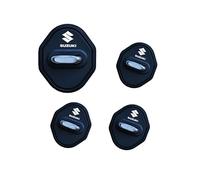 XIYUANFA 4 Pièces Couvercle Serrure Porte Voiture pour Suzuki Baleno 2015-2023, Voiture Silicone Serrure Porte Coques Protection Extérieurs Décoration Accessoires