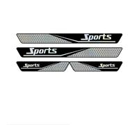 XIYUANFA 4 Pièces Protection Seuil Porte Voiture pour Alfa Romeo Tonale 2022-2024, Autocollant Plinthes Porte Voiture Entrer dans Garde Plaques Résistant Aux Rayures,C