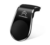 XIYUANFA Support Telephone Voiture Magnetique pour Citroen e-Mehari 2016, Bouche D'aération Porte Téléphone Voiture Porte Smartphone Aimanté Kits D'Accessoires,Black