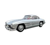 XIYUEYING 1:18 pour 300SL Coupé Argent Rouge Intérieur Modèle en Métal Voiture Classique pour Le Cadeau d'anniversaire d'un Ami