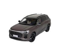 XIYUEYING 1: 18 pour SAIC Q6 2022 Édition Légère Tout-Terrain SUV Alliage Modèle De Voiture Émulation Collection Automobile(Brown)