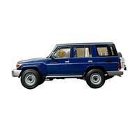 XIYUEYING 1:18 Toyota Land Cruiser 76 2017 LC76 SUV Modèle De Voiture Collection Cadeau Aux Amis Et À La Famille 870101(870101 Blue)