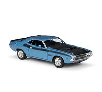 XIYUEYING 1 24 pour Dodge Challenger T/A 1970 modèle de Voiture Muscle rétro en Alliage moulé sous Pression Miniature(Bleu)