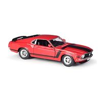 XIYUEYING 1 24 pour Ford Mustang Boss 302 1970 Muscle Car Alliage réplique Voiture moulé sous Pression modèle de Fini(Rouge)