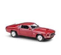 XIYUEYING 1 24 pour Ford Mustang Boss429 1967 modèle Classique en métal moulé sous Pression de Voiture Miniature(Rouge)