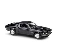 XIYUEYING 1 24 pour Ford Mustang Boss429 1967 modèle Classique en métal moulé sous Pression de Voiture Miniature(Noir)