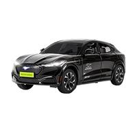 XIYUEYING 1 24 pour Ford Mustang Cheval électrique Mach-E Alliage Moulage sous Pression modèle de Voiture Son et lumière Jouet(Noir)