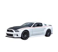 XIYUEYING 1 24 pour Ford Mustang Street Racer Alliage véhicule modèle moulé sous Pression Fini Voiture Jouet de(White)