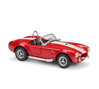 XIYUEYING 1 24 pour Ford Shelby Cobra 427 SC 1965 rétro Voiture Alliage Moulage sous Pression Miniature modèle Voiture décoration(Rouge)
