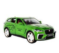XIYUEYING 1 24 pour Jaguar f-Pace SVR Sport Alliage modèle de Voiture Retirer Son et lumière 6 Porte Ouverte Jouet(Vert)