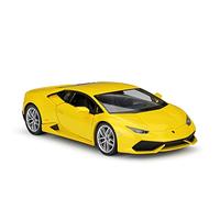 XIYUEYING 1 24 pour Lamborghini Huracan LP610-4 Voiture de Sport Course en métal moulé sous Pression Miniature modèle Jouet(Yellow)