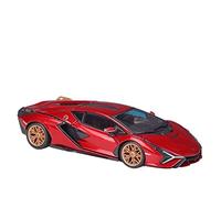 XIYUEYING 1 24 pour Lamborghini Sian FKP 37 Voiture de Sport Moulage sous Pression en métal modèle réplique finie(Rouge)