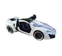XIYUEYING 1:24 pour Lykan Hypersport Sports Car Alloy Car Model Miniature Static Collection Affiche des Ornements