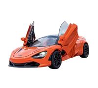 XIYUEYING 1 24 pour McLaren 720S 2017 Roadster Modèle De Voiture Garniture en Alliage Décoré Garçons Et Filles Collection De Jouets Commémoratifs 20,5 CM Orange