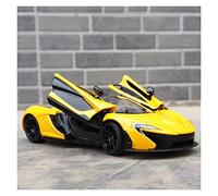 XIYUEYING 1:24 pour McLaren P1 Supercar Alliage Moulage sous Pression modèle de Voiture modèle Statique véhicule 3 Portes Ouvertes Jouet Voiture(Yellow)