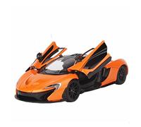 XIYUEYING 1:24 pour McLaren P1 Supercar Alliage Moulage sous Pression modèle de Voiture modèle Statique véhicule 3 Portes Ouvertes Jouet Voiture(Orange)