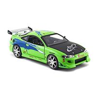 XIYUEYING 1 24 pour Mitsubishi Eclipse 1995 modifié Voiture de Sport Alliage Moulage sous Pression modèle décoration