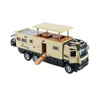 XIYUEYING 1:24 pour Nomadism F Tout-Terrain RV Voiture Collective Miniature Son Et Lumière en Alliage Moulé sous Pression Jouets Modèle De Voiture(Yellow)