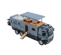 XIYUEYING 1:24 pour Nomadism F Tout-Terrain RV Voiture Collective Miniature Son Et Lumière en Alliage Moulé sous Pression Jouets Modèle De Voiture(Gray)