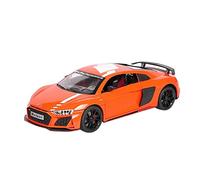 XIYUEYING 1 24 pour R8 V10 Alliage modèle Voiture Miniature véhicule Son et lumière Retirer Voitures Jouets(Orange)