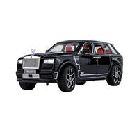 XIYUEYING 1:24 pour RRCullinan SUV en Alliage De Zinc Tirer des Voitures Jouets Moulées sous Pression avec Son Et Lumière pour Enfants Garçon(Noir)