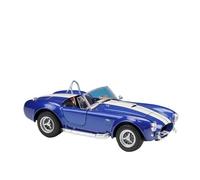 XIYUEYING 1:24 pour Shelby Cobra 427 S/C 1965 Voiture De Sport en Alliage Moulé sous Pression Modèle De Véhicule De Simulation Classique(Bleu)