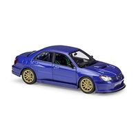 XIYUEYING 1 24 pour Subaru WRX STI Voiture de Sport en Alliage moulé sous Pression Fini modèle Miniature Jouet(Bleu)