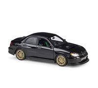 XIYUEYING 1 24 pour Subaru WRX STI Voiture de Sport en Alliage moulé sous Pression Fini modèle Miniature Jouet(Noir)