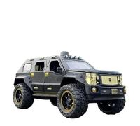 XIYUEYING 1:24 pour Voiture G.Patton avec Modèle Acousto-Optique Modèle De Voiture en Alliage Retirer Jouet pour Enfants À Collectionner(Matte Black)
