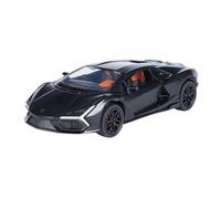 XIYUEYING 1:32 pour Lamborghini Aventador SVJ avec Son Lumière Collective Miniature Voiture Modèle De Voiture en Alliage(Noir)