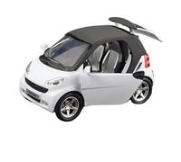 XIYUEYING 1 32 pour Le modèle de Voiture Mercedes Smart en Alliage décoré Bureau Mignon Jouet 13CM Collection commémore Les Hommes et Les Femmes(White)