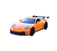 XIYUEYING 1:32 pour Porsche 911 GT3 Supercar Alliage Moulé sous Pression Modèle De Voiture en Métal Son Et Lumière Garçon À Collectionner Jouet pour Enfants(Orange)