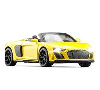 XIYUEYING 1 32 pour R8 Spyder 2020 Super Sport Voiture Alliage moulé sous Pression Son et lumière Retirer modèle de(A)