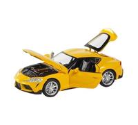 XIYUEYING 1:32 pour Toyota GR Supra Supercar Jouet Alliage Moulé sous Pression Modèle De Voiture Miniature Échelle Modèle Jouets pour Enfants(Yellow)