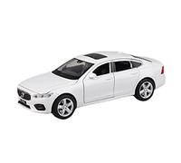 XIYUEYING 1 32 pour Volvo S90 Alliage Moulage sous Pression modèle Voiture Pull-Back Son et lumière Jouet Fini(White)