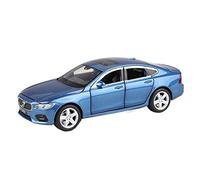 XIYUEYING 1 32 pour Volvo S90 Alliage Moulage sous Pression modèle Voiture Pull-Back Son et lumière Jouet Fini(Bleu)