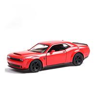 XIYUEYING 1 36 pour Dodge Challenger SRT démon Voiture de Sport Alliage Moulage sous Pression modèle Retirer Jouet(Rouge)