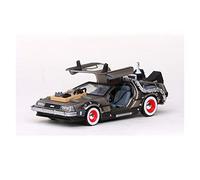 XIYUEYING 1:43 Adapté pour Delorean DMC12 Temps Voiture Alliage Moulé sous Pression Modèle Véhicule Adulte Collection Affichage(A)