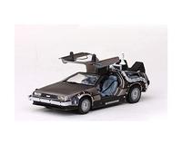 XIYUEYING 1:43 Adapté pour Delorean DMC12 Temps Voiture Alliage Moulé sous Pression Modèle Véhicule Adulte Collection Affichage(B)