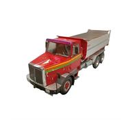 XIYUEYING 1:43 pour FBW 80N Kipper Version Christen Transporter Édition Limitée Modèle en Métal Ornement Jouet Cadeau(Rouge)