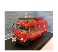 XIYUEYING 1:43 pour L319 Feuerwehr Ludeck Camion De Pompier Édition Limitée Résine Métal Statique Modèle De Voiture Jouet Cadeau