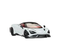 XIYUEYING 1:64 pour 765LT MCL1001 1007 1009 Modèle De Voiture en Alliage Moulé sous Pression Miniature Collection Statique Affiche des Ornements(White)