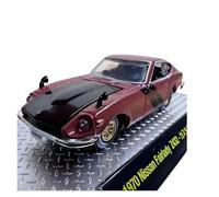 XIYUEYING 1:64 pour Nissan Fairlady Z432 1970 Modèle Voiture Sport Alliage Décoration Scène De Garage Collection De Fans Souvenir(Rouge)