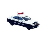 XIYUEYING 1:64 pour Toyota Crown Prefecture Police Alliage Moulé sous Pression Miniature Modèle De Voiture Objets De Collection Souvenir Affichage