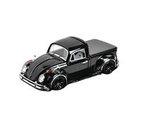 XIYUEYING 1:64 pour Volkswagen Beetle Pick-up Voiture Classique avec Couvercle De Chargement en Alliage Modèle De Voiture Collection Et Affichage(Noir)