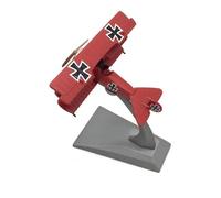 XIYUEYING Jouets de Combat Modèle De Chasseur en Alliage Moulé sous Pression 1:72 Dr-1 Red Baron Décoration De Bureau Cadeau De Vacances Avion en métal